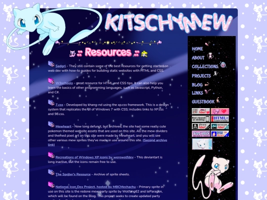 links screenshot