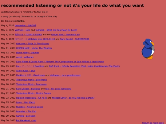 recommended_listening screenshot