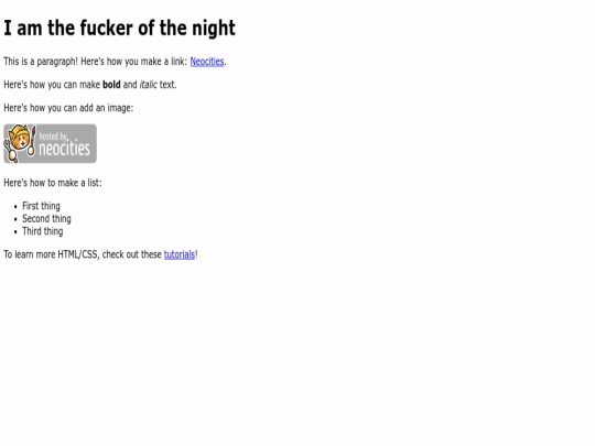 index screenshot