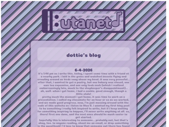 blog screenshot