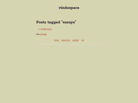 tags/essays screenshot