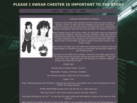 Chesterpage screenshot