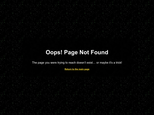 error screenshot