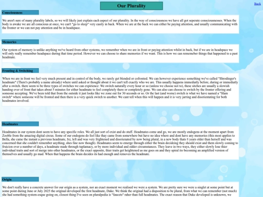 our-plurality screenshot