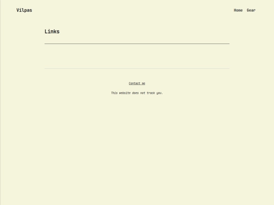 links screenshot