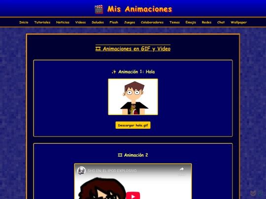 animaciones screenshot