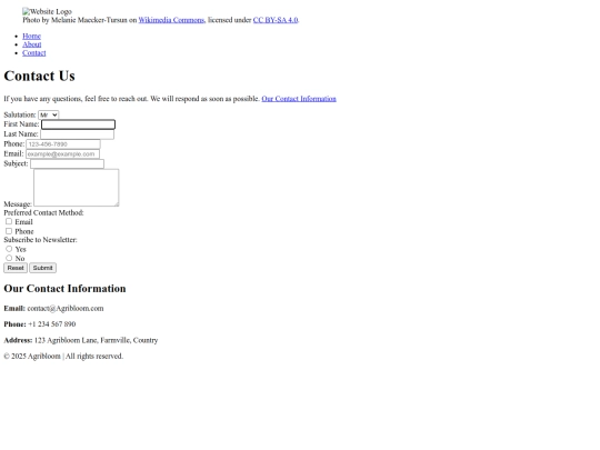 Contact screenshot