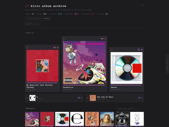 Alben screenshot