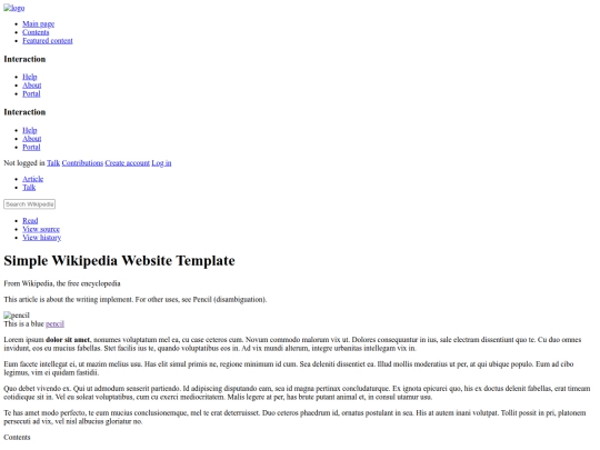 Wikipedia/Wiki screenshot