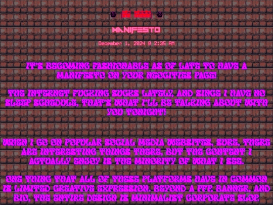 pages/manifesto/mobile screenshot