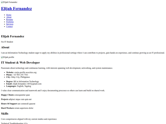 index screenshot