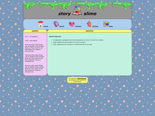 templatepage screenshot