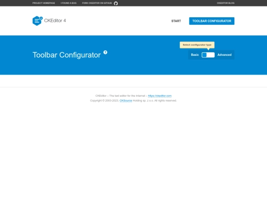 samples/toolbarconfigurator screenshot