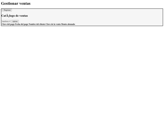 Modulos/moduloVentas/view_catalogoVentas screenshot