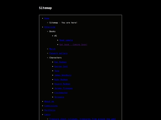 sitemap screenshot