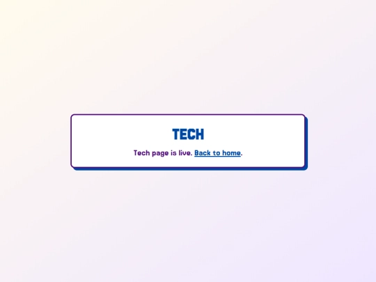 tech screenshot