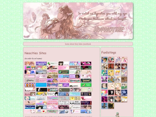 links screenshot