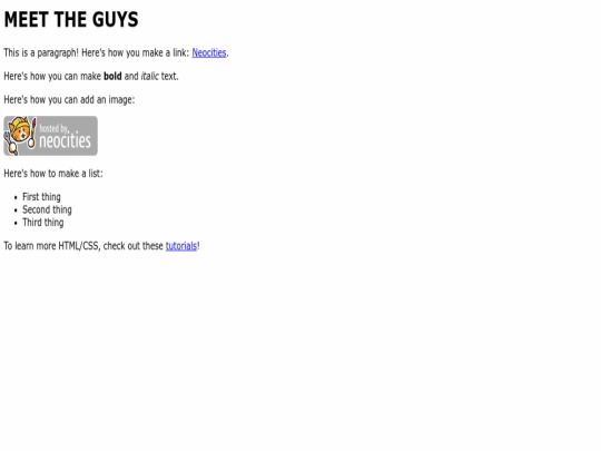 index screenshot