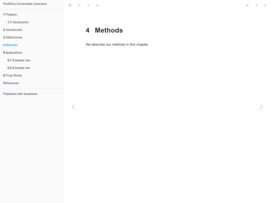 methods screenshot