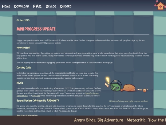 devlog/posts/2025-01-04-Mini-Progress-Update screenshot