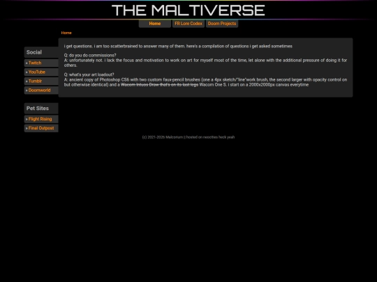 faq screenshot