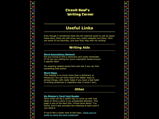 links screenshot