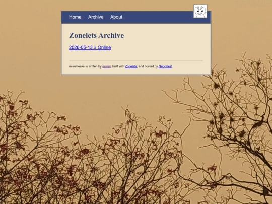archive screenshot