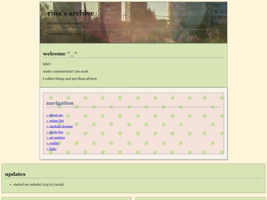 index screenshot