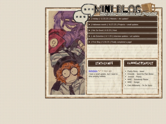 blog screenshot