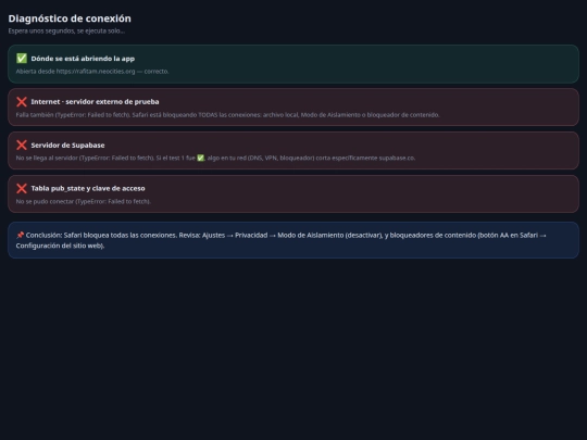 test-conexion screenshot