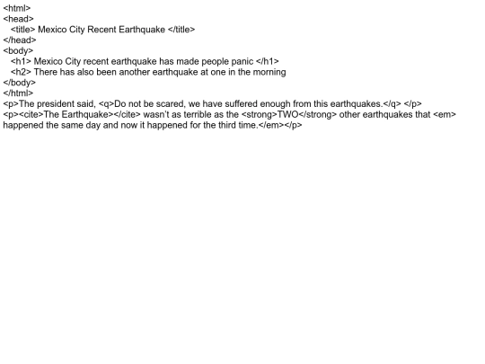 HTML document screenshot