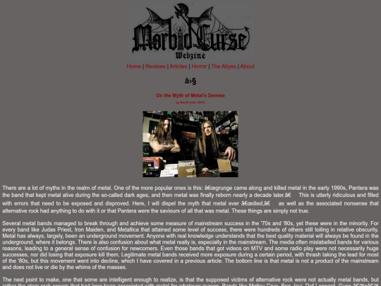 articles/demise screenshot