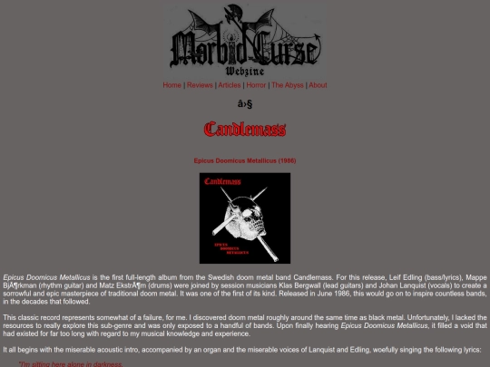reviews/candlemass screenshot