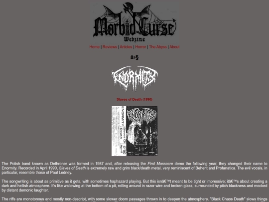 reviews/enormity screenshot