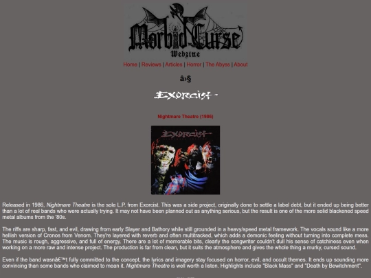 reviews/exorcist screenshot