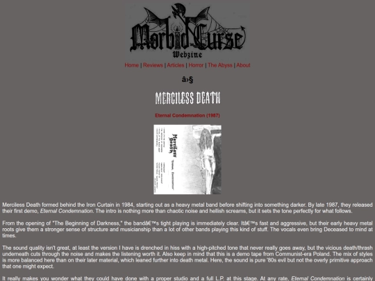 reviews/mercilessdeath screenshot