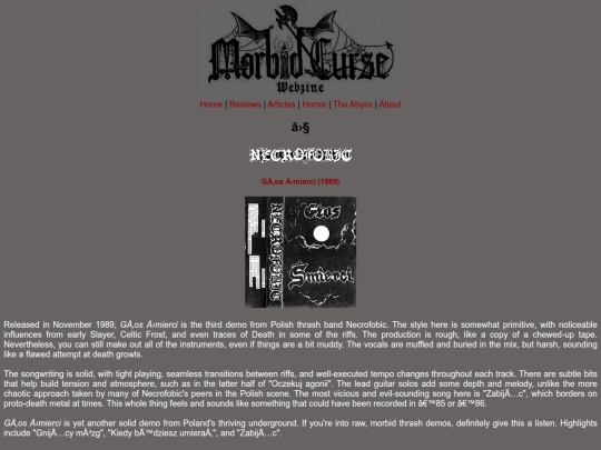 reviews/necrofobic screenshot