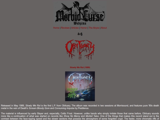reviews/obituary screenshot