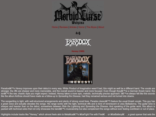reviews/paradox screenshot