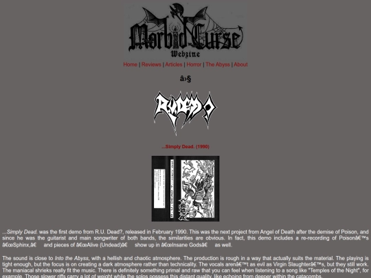 reviews/rudead screenshot