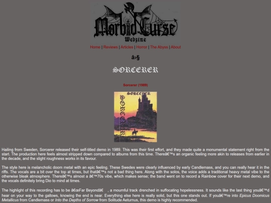 reviews/sorcerer screenshot