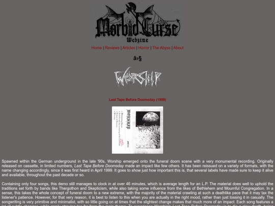 reviews/worship screenshot