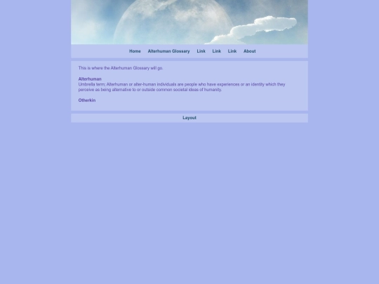 glossary screenshot