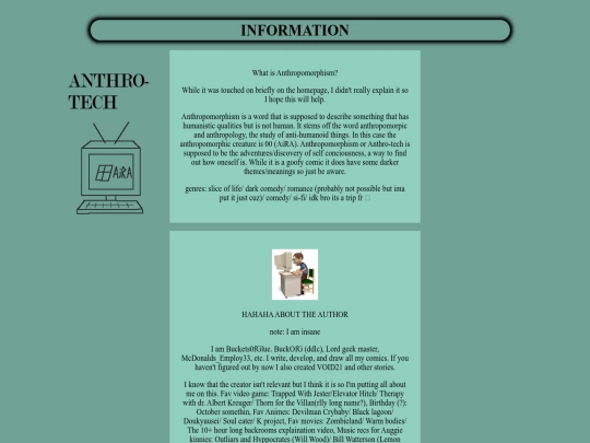 aboutpage screenshot