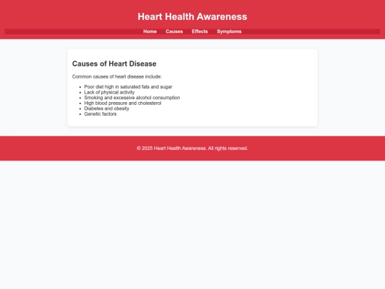causes screenshot