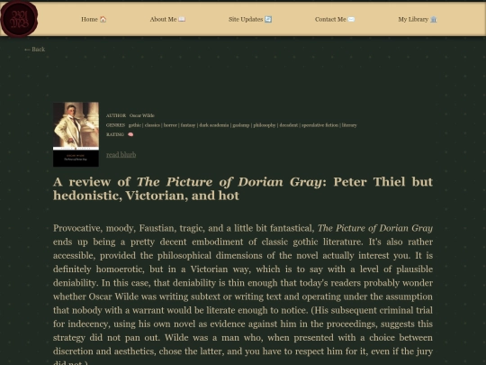 posts/reviews/thepictureofdoriangray screenshot