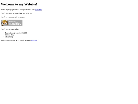 index screenshot