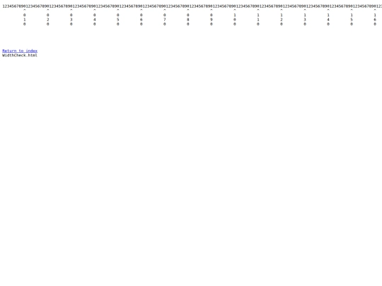 widthcheck screenshot