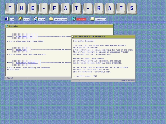 lists screenshot
