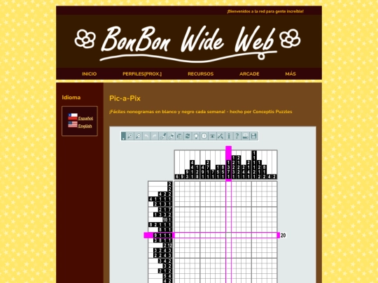 es/arcade/pic-a-pix screenshot